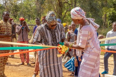 Inauguration du pont Sakabansi