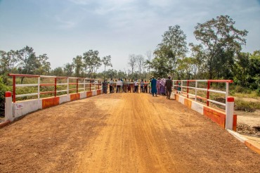 Inauguration du pont Sakabansi