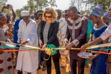 Inauguration du pont Sakabansi